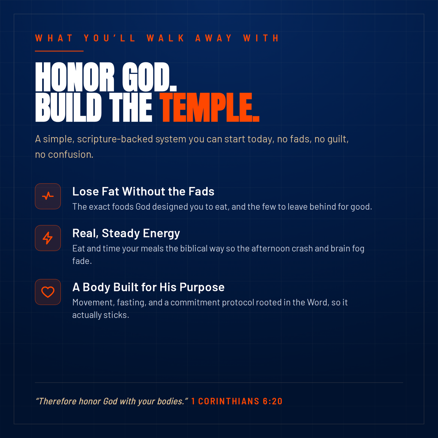 The Temple Blueprint