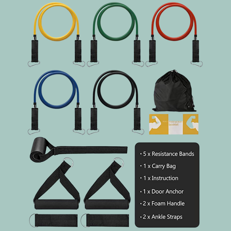 The Christian Diet Resistance Bands Complete Exercise Bundle